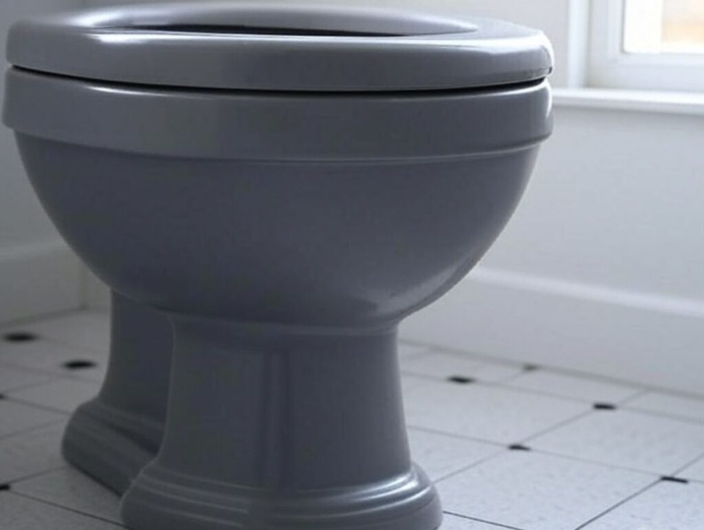 cuvette wc gris