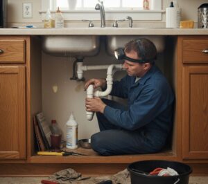 hauteur évacuation évier