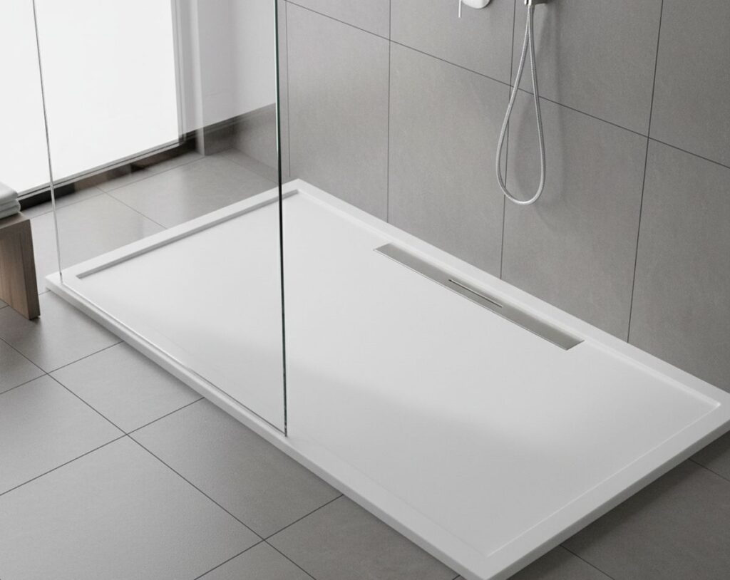 surélever un receveur de douche